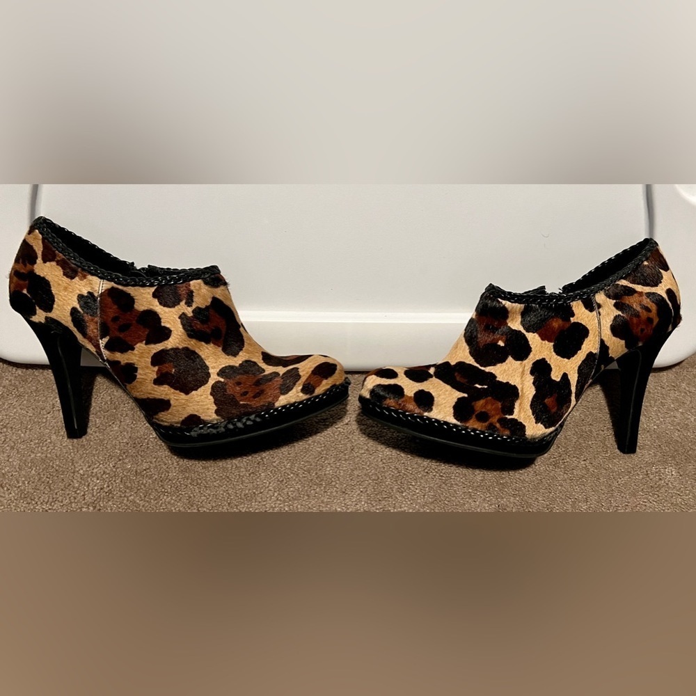 Antonio Melani Animal Hair Calf Booties